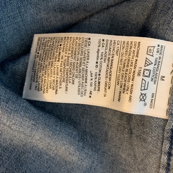 Old Navy Chambray Shirt Dress (M) - Picture 7 of 9
